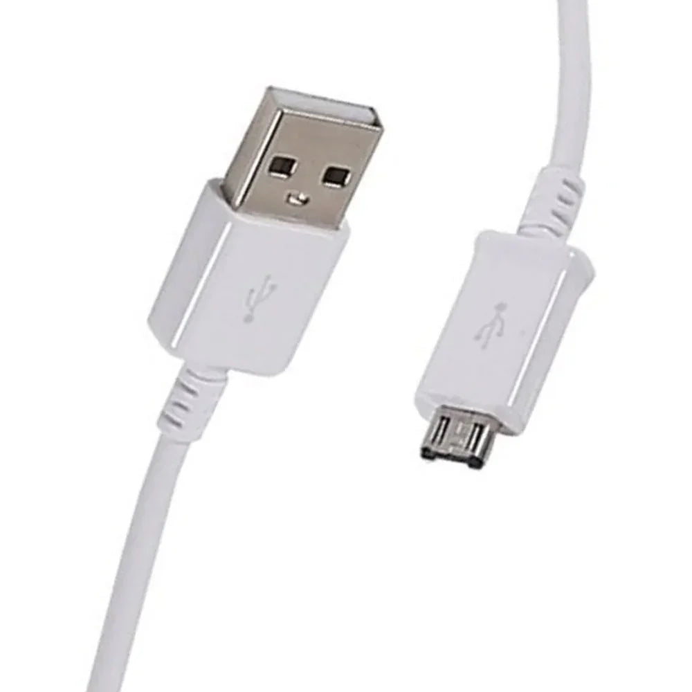 USB to Micro USB Cable 1m - White (2pcs) - Tashqila USB to Micro USB Cable 1m - White (2pcs) - Tashqila